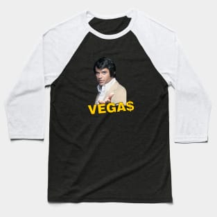 Vegas - Robert Urich - 70s Cop Show Baseball T-Shirt